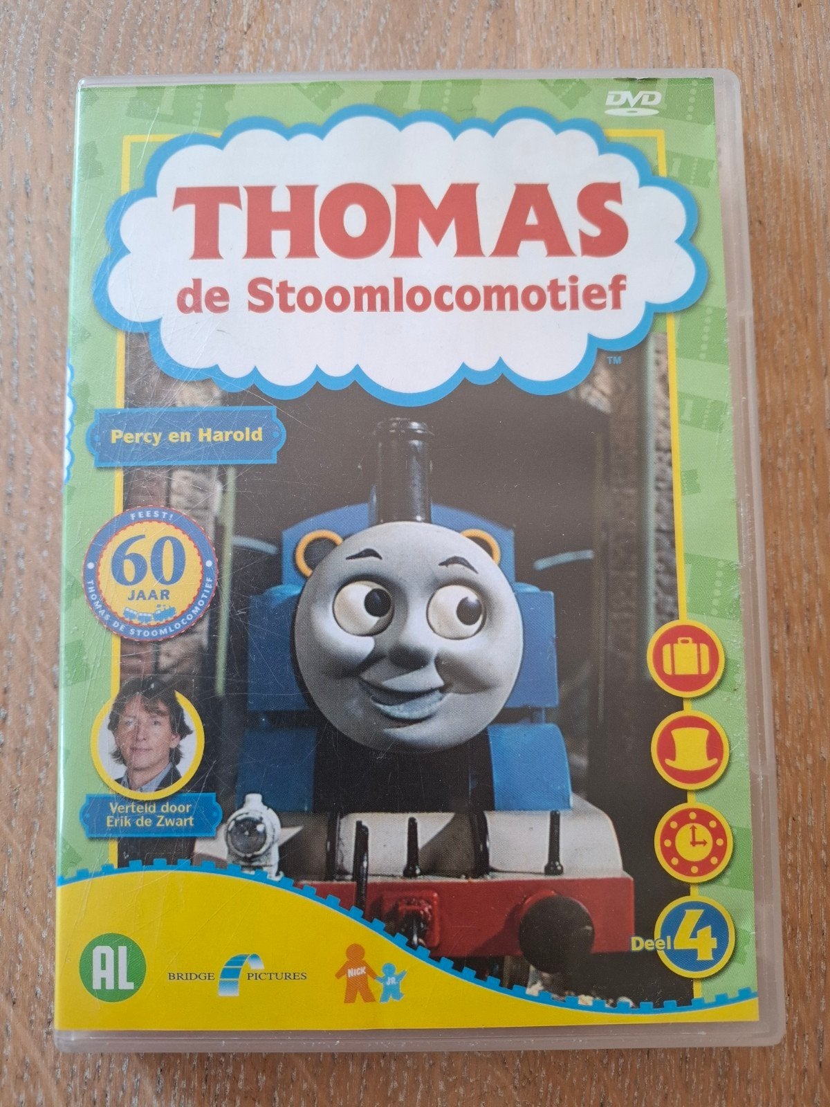 Thomas de Stoomlocomotief - Deel 4 DVD, Gebruikt, Verzenden, Alle leeftijden, Tv-serie