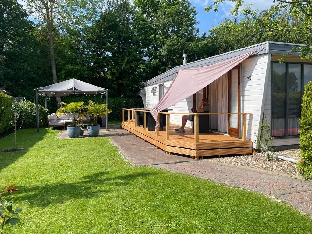 Chalet met tuin op camping de Holle Poarte, Makkum, Tot en met 6