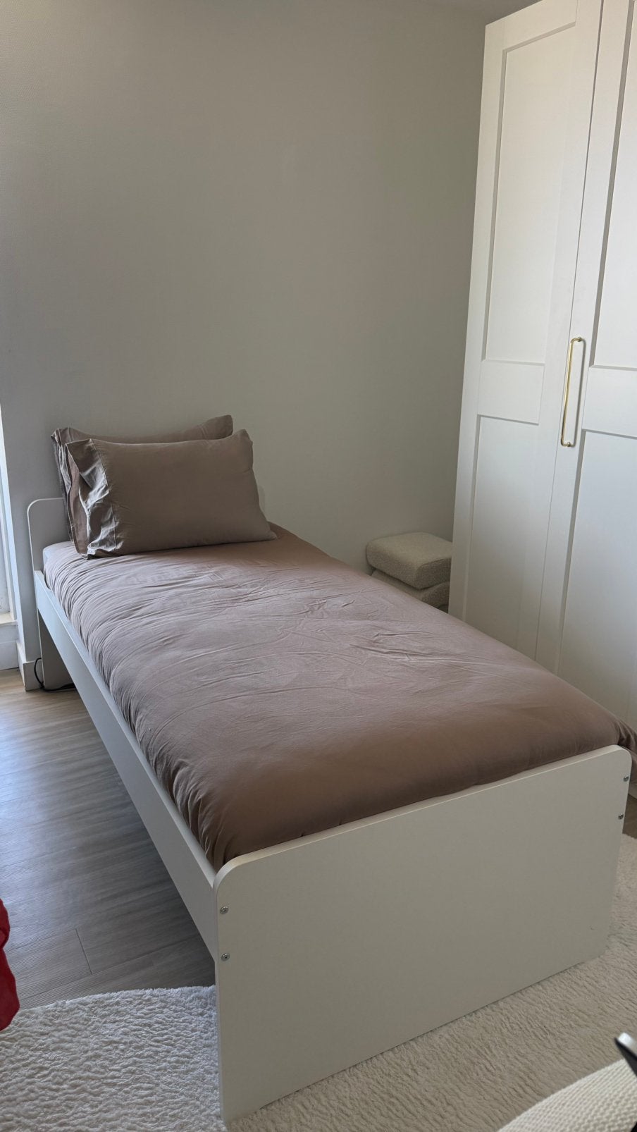 IKEA slakt bed niet gebruikt met onderbed nog in doos!!, Huis en Inrichting, Eenpersoons, Wit, Nieuw, Ophalen of Verzenden