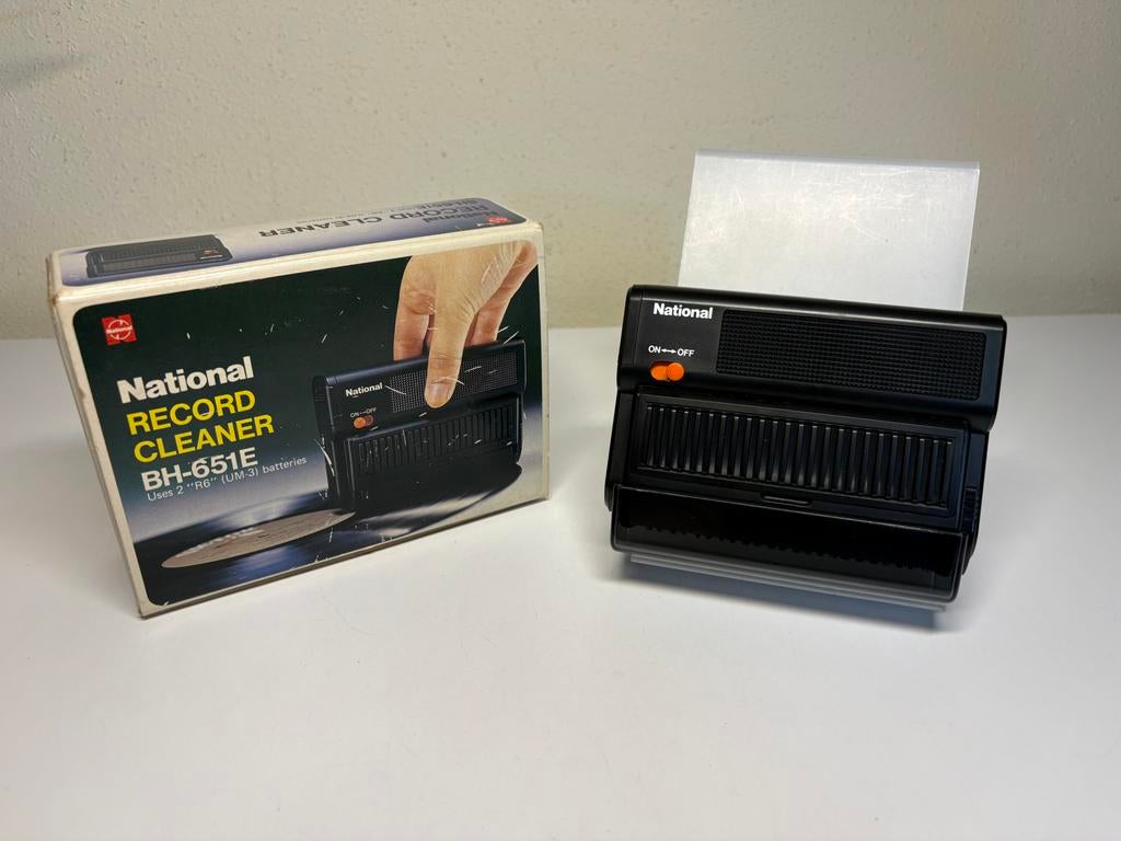 National Record Cleaner BH-651E - Vintage Platenreiniger, Ophalen of Verzenden, Zo goed als nieuw