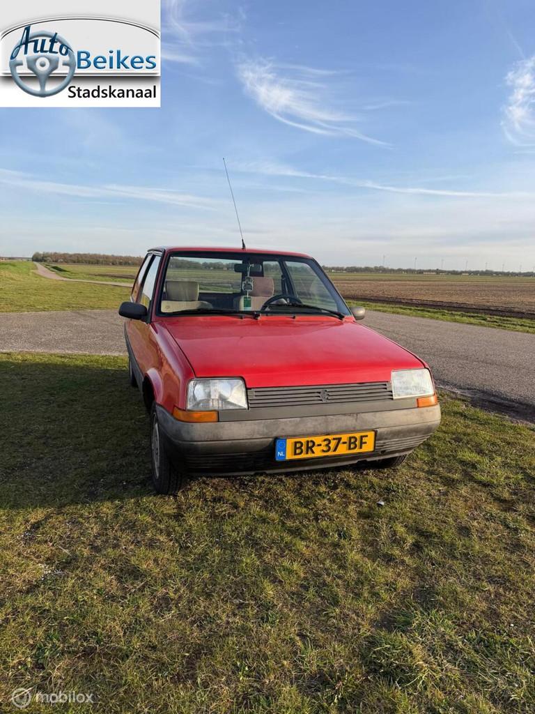 Renault 5 grijs kenteken 5 TL, Gebruikt, 4 cilinders, Met garantie (alle), Renault