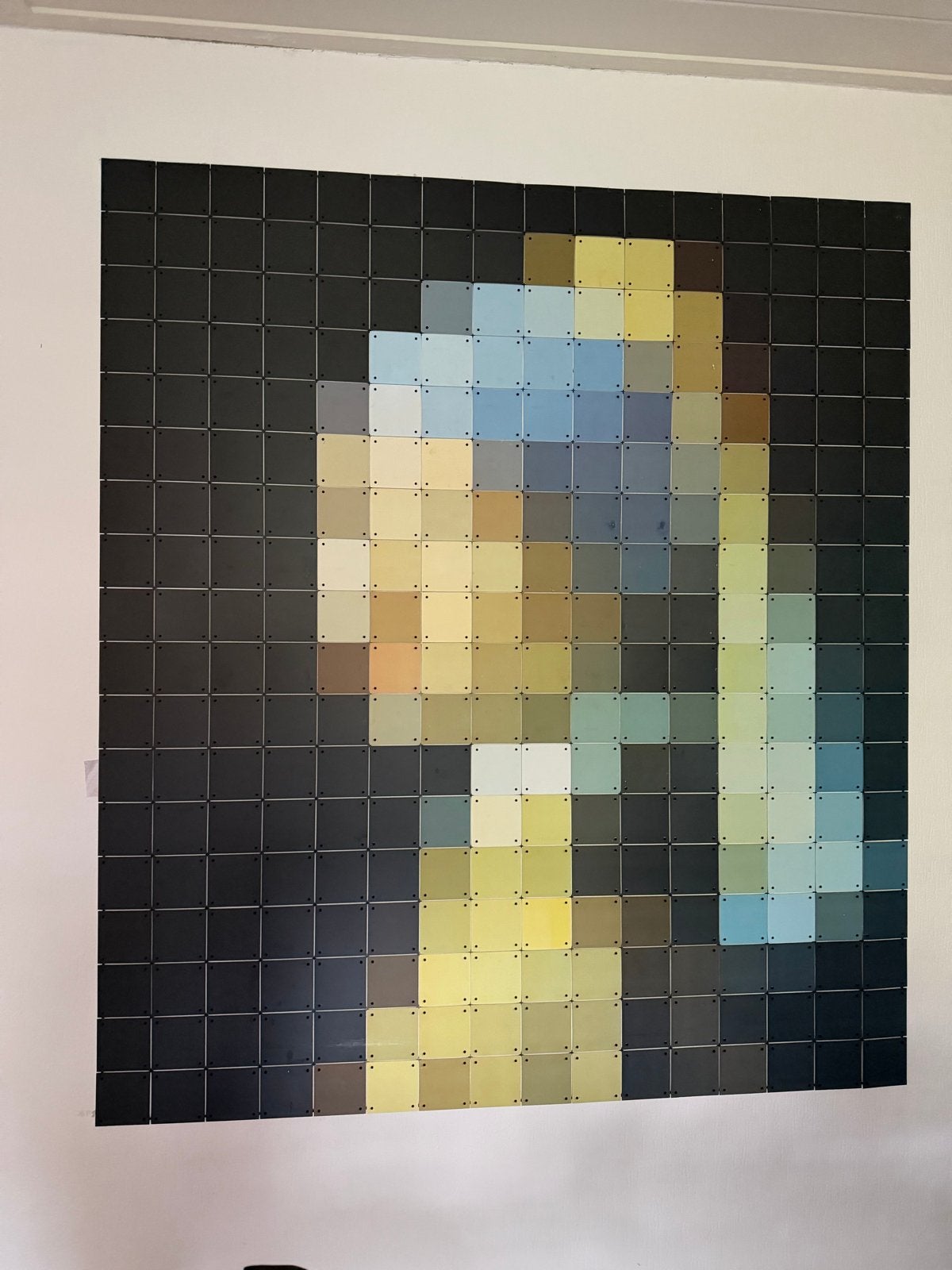 IXXI Meisje met de parel in Pixel - 176x157 cm, Ophalen, Gebruikt, 125 cm of meer, Print