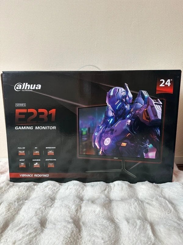 Dahua E231 24” Gaming Monitor - NIEUW IN DOOS, Computers en Software, Gaming, HDMI, IPS, Nieuw