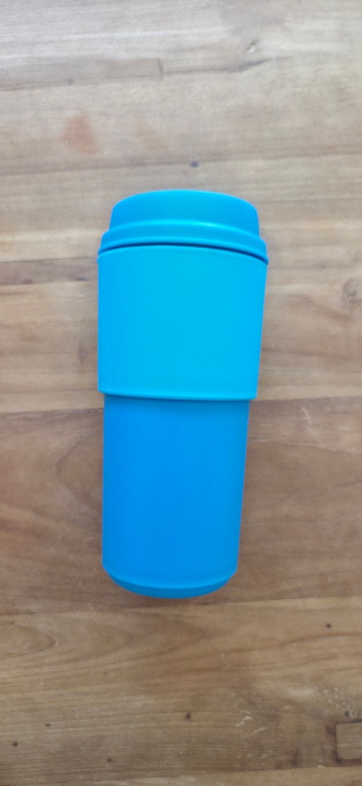 Tupperware Drinkfles/Beker 490ml - Blauw, Huis en Inrichting, Ophalen of Verzenden