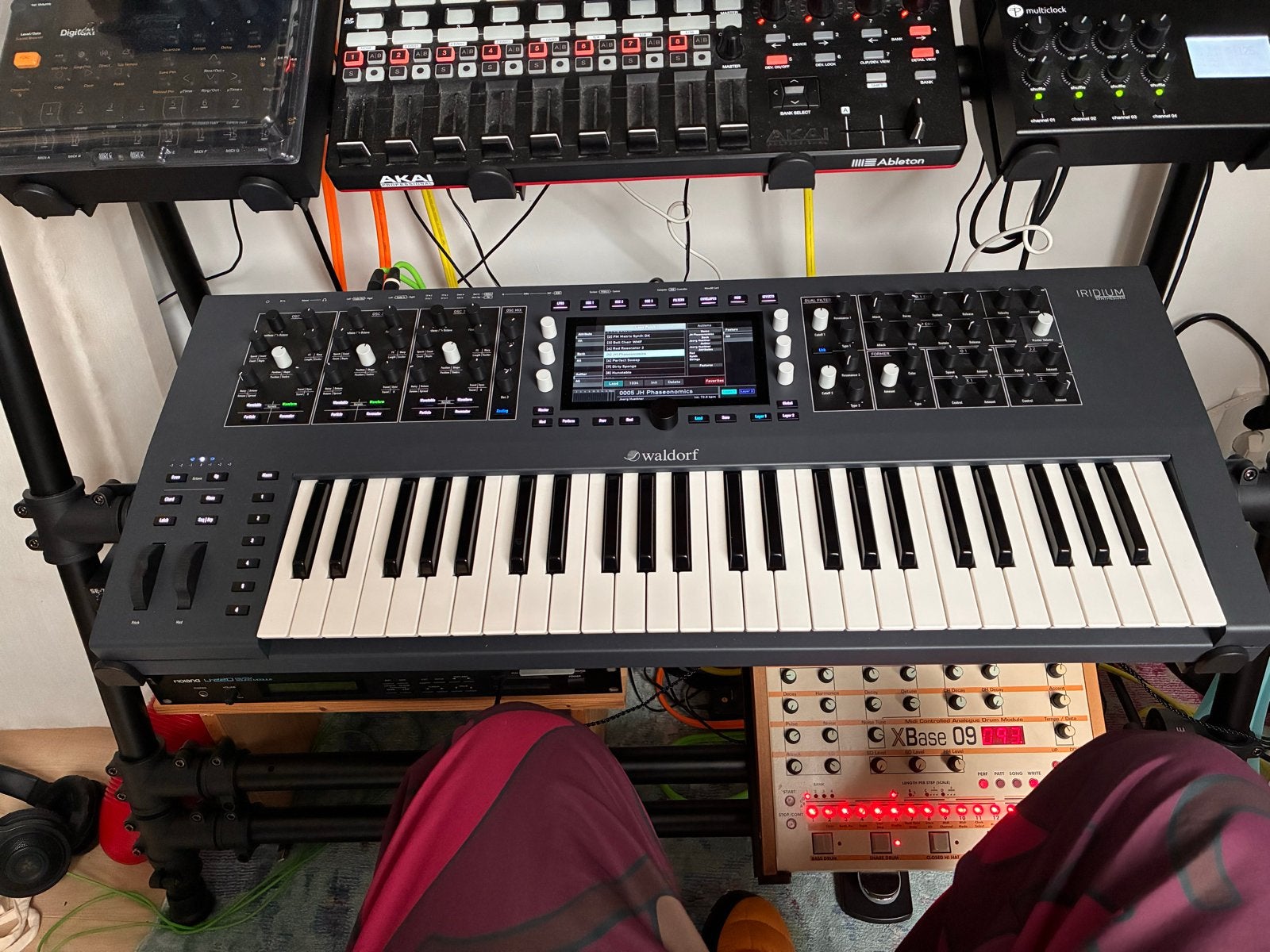 Waldorf Iridium Keyboard Synthesizer - Zo goed als nieuw, Zo goed als nieuw, Met midi-aansluiting, Ophalen, 49 toetsen