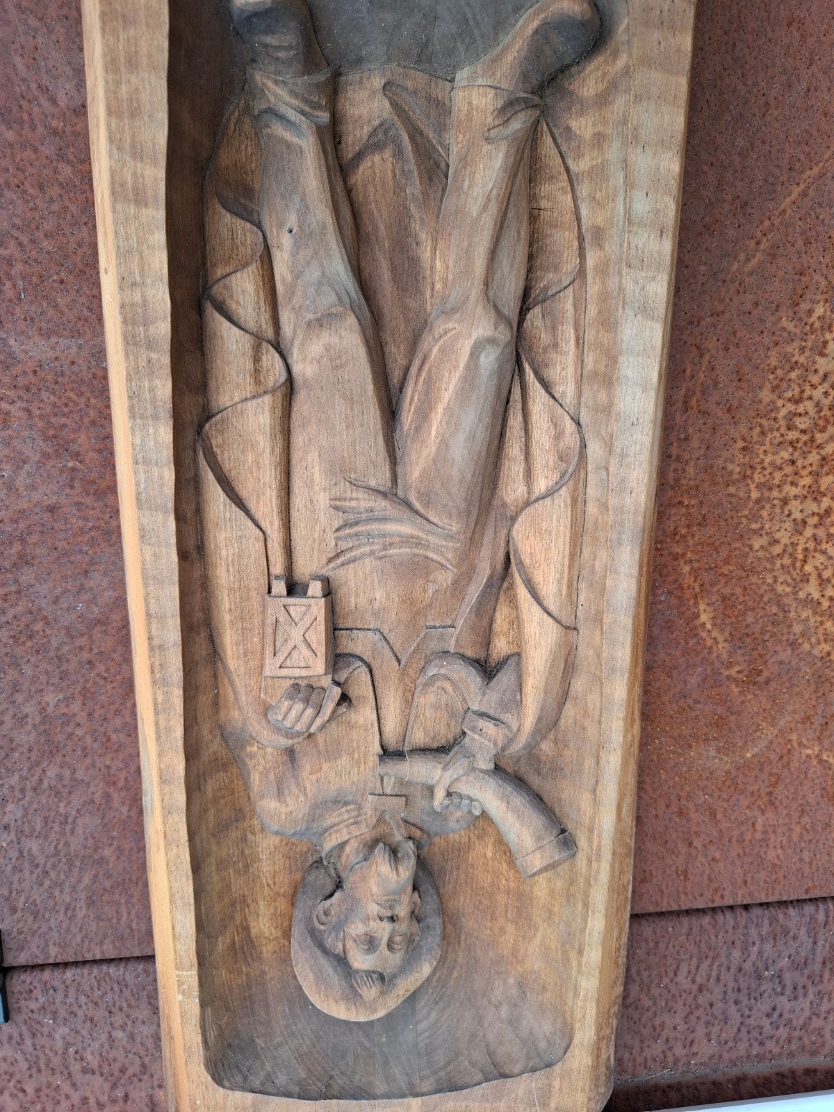 Houtsnijwerk uit Tirol, Ophalen of Verzenden, Hout
