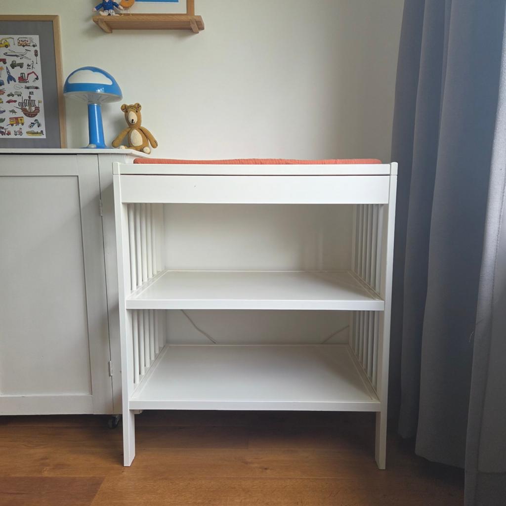 Commode wit spijlen IKEA Gulliver, Ophalen, Gebruikt, 50 tot 70 cm, 90 tot 105 cm
