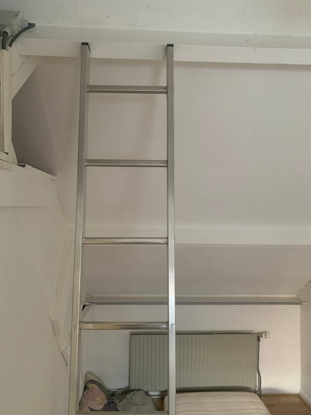 Aluminium ladder Hymer Alpe, 2.57m, zo goed als nieuw, Ophalen, Zo goed als nieuw, Ladder, 2 tot 4 meter