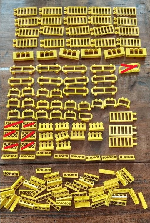 LEGO Allerlei hekjes GATE 8 kleuren, Ophalen of Verzenden, Zo goed als nieuw, Losse stenen, Lego
