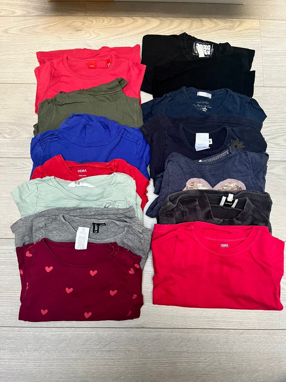 Shirts meisje maat 98/104, Kinderen en Baby's, Kinderkleding | Maat 98, Ophalen of Verzenden, Gebruikt, Meisje, Shirt of Longsleeve