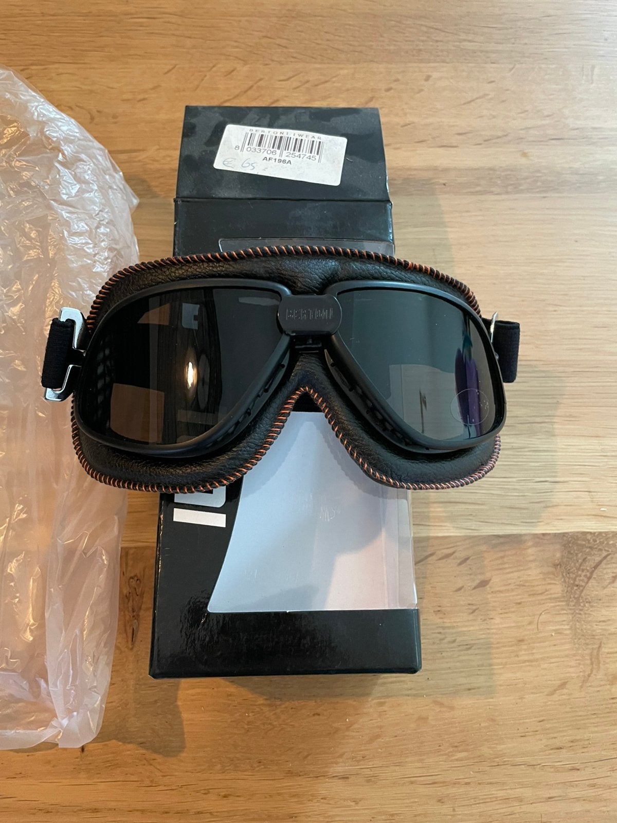 Bertoni Eyewear AF196 Antifog Motor Zonnebril, Ophalen of Verzenden, Nieuw met kaartje, Integraalhelm, Overige merken