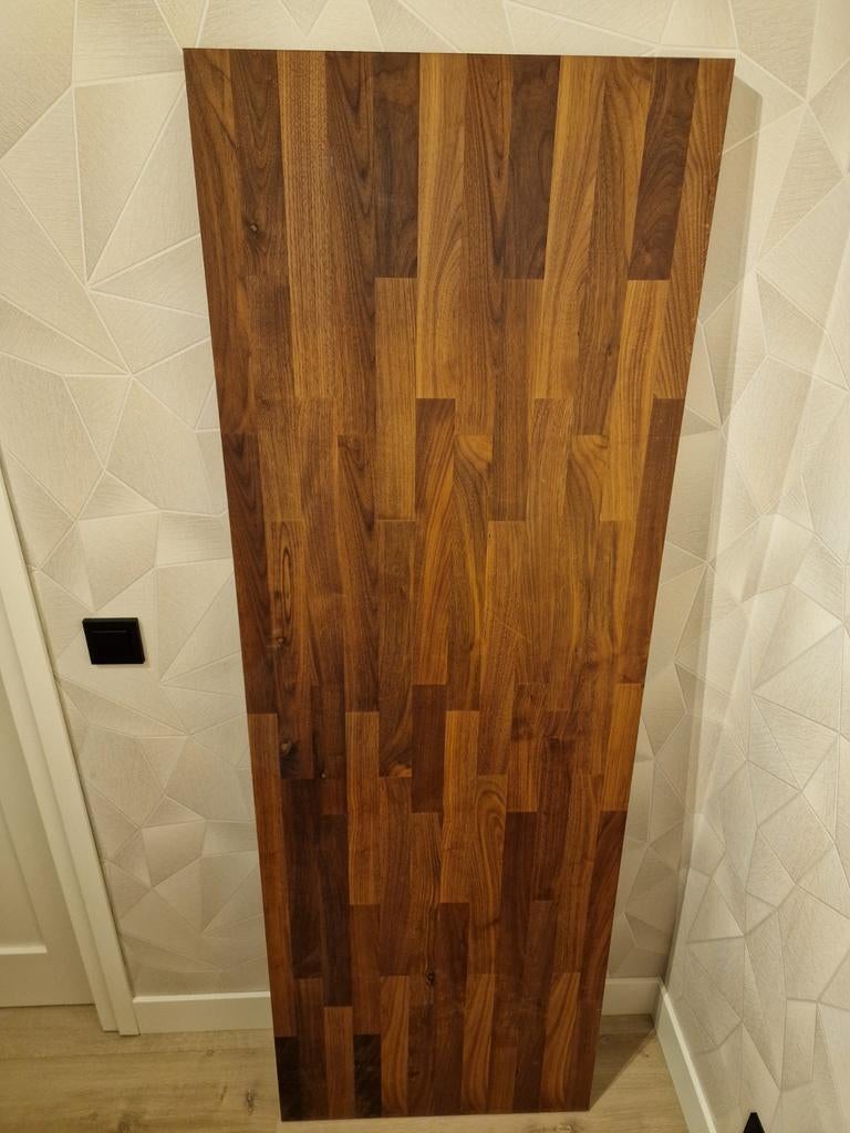 Ikea Karlby Tafelblad / Bureaublad - Walnoot, Huis en Inrichting, Tafelonderdelen, Ophalen, Gebruikt, 50 tot 100 cm, Rechthoekig