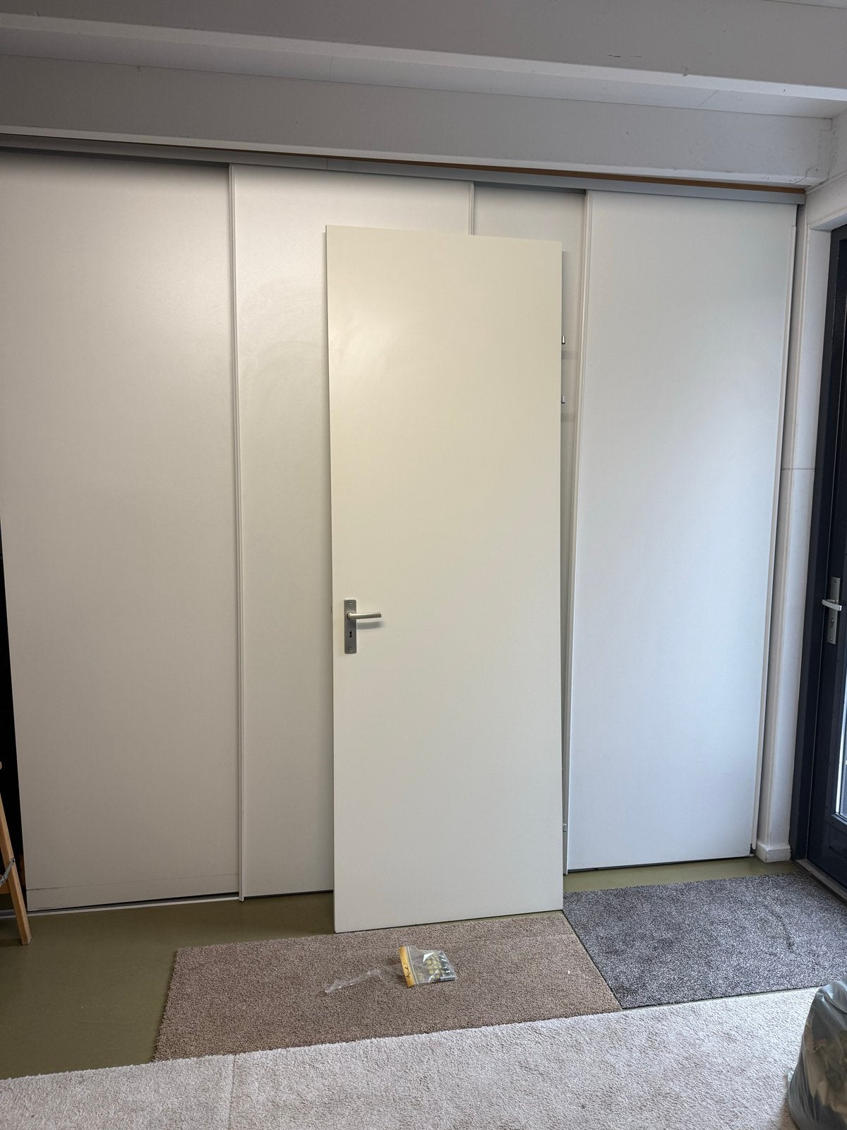 Gratis Witte binnendeur met klink - 231x83 cm, Gebruikt, 80 tot 100 cm, 215 cm of meer, Binnendeur