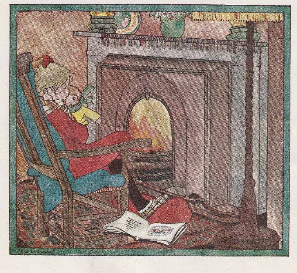 Cramer, Rie - Bij ’t vuur (1920), Ophalen of Verzenden