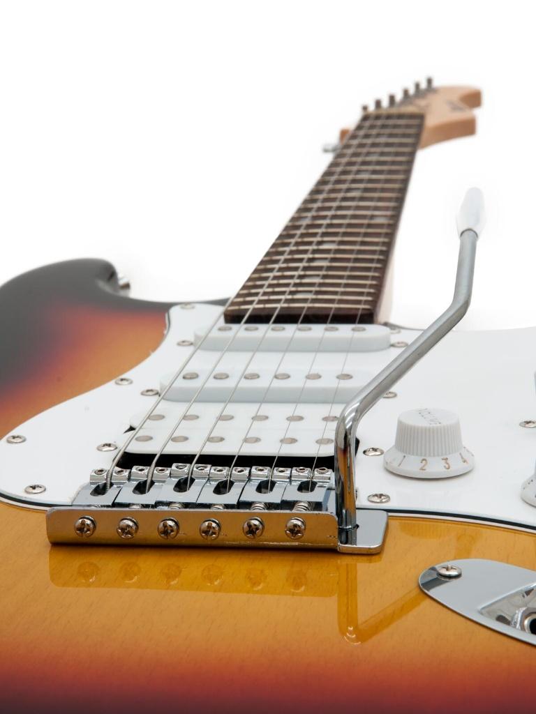 DIMAVERY ST-312 Electric Guitar, sunburst, ., Nieuw, Ophalen of Verzenden, .