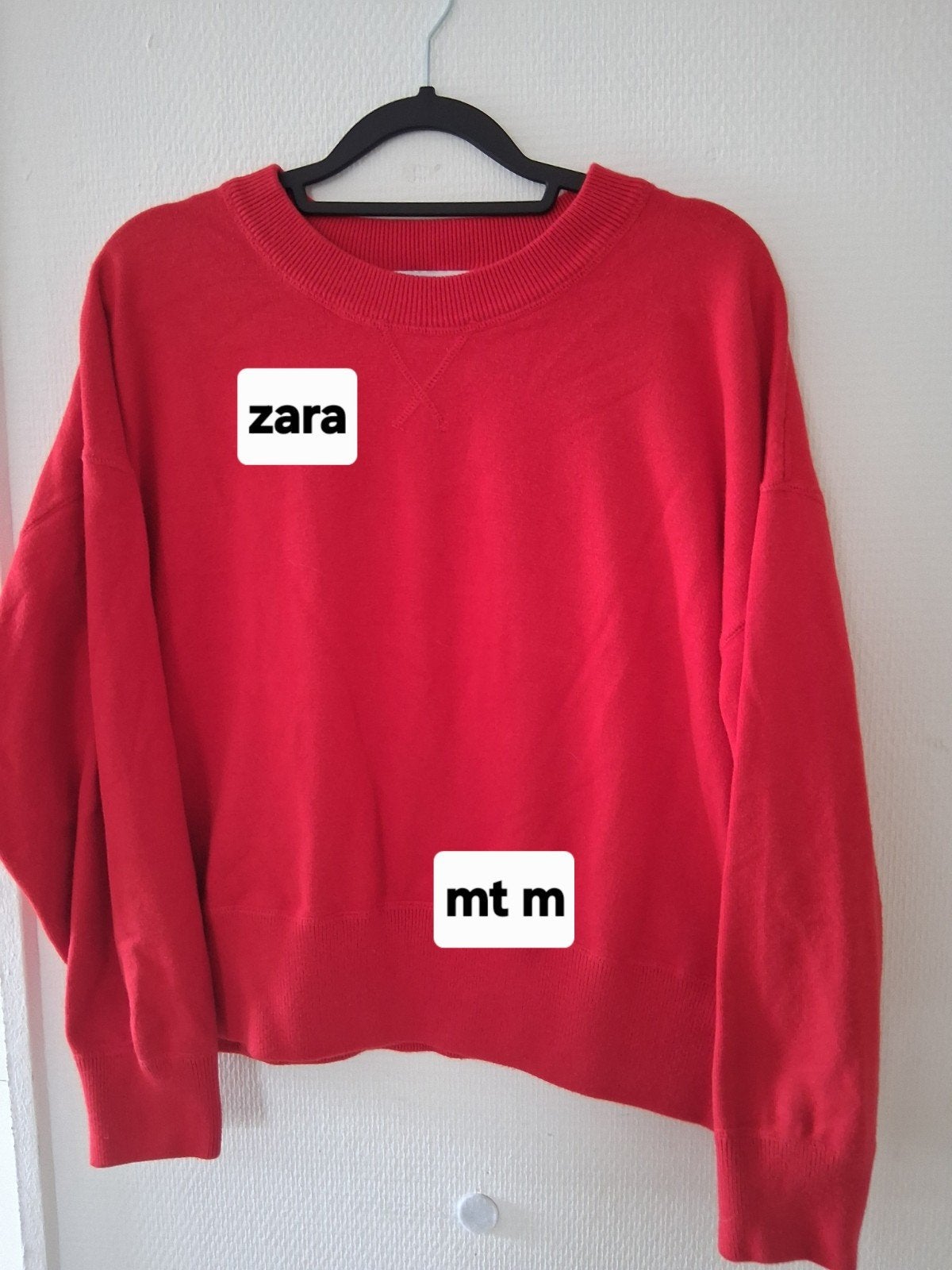 Zara rode sweater maat M, Maat 38/40 (M), Zara, Ophalen of Verzenden, Gedragen