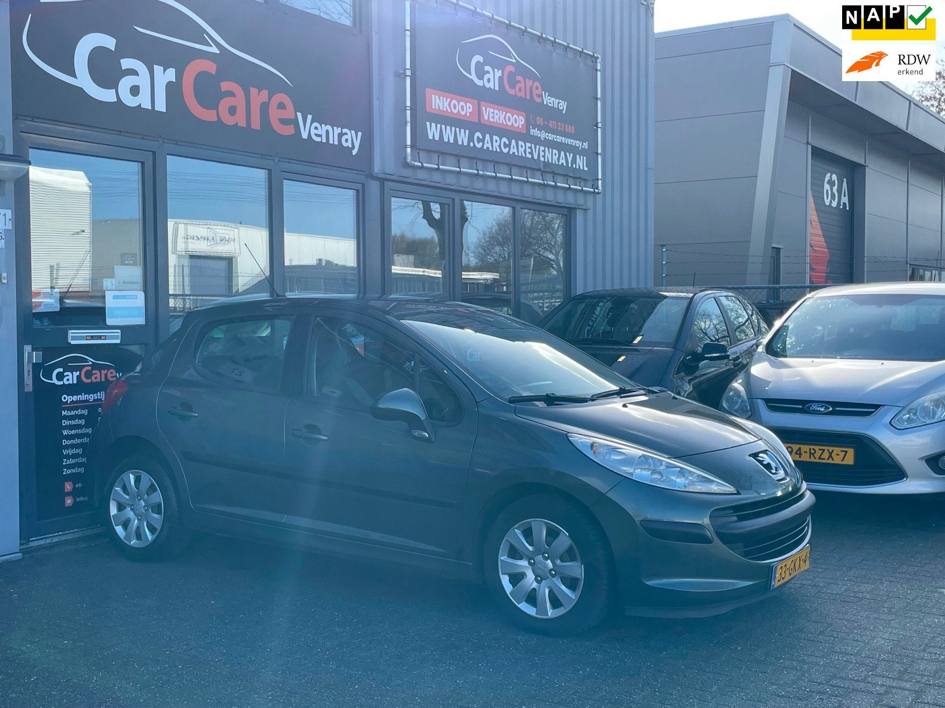 Peugeot 207 1.4 VTi Cool 'n Blue APK10-2026 AIRCO CRUISECONT, Voorwielaandrijving, Stof, Gebruikt, Zwart