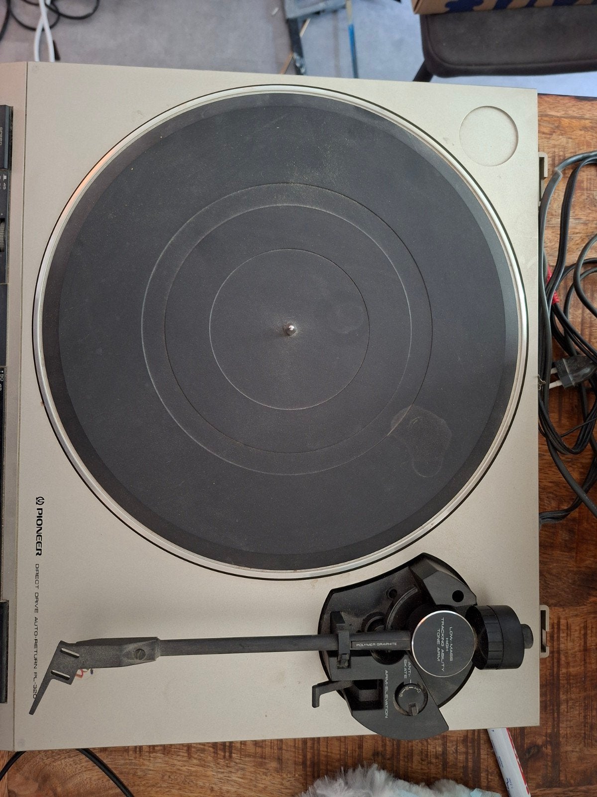 Pioneer PL-320 DirectDrive Platenspeler (zonder element/kap, Gebruikt, Automatisch, Ophalen of Verzenden, Pioneer