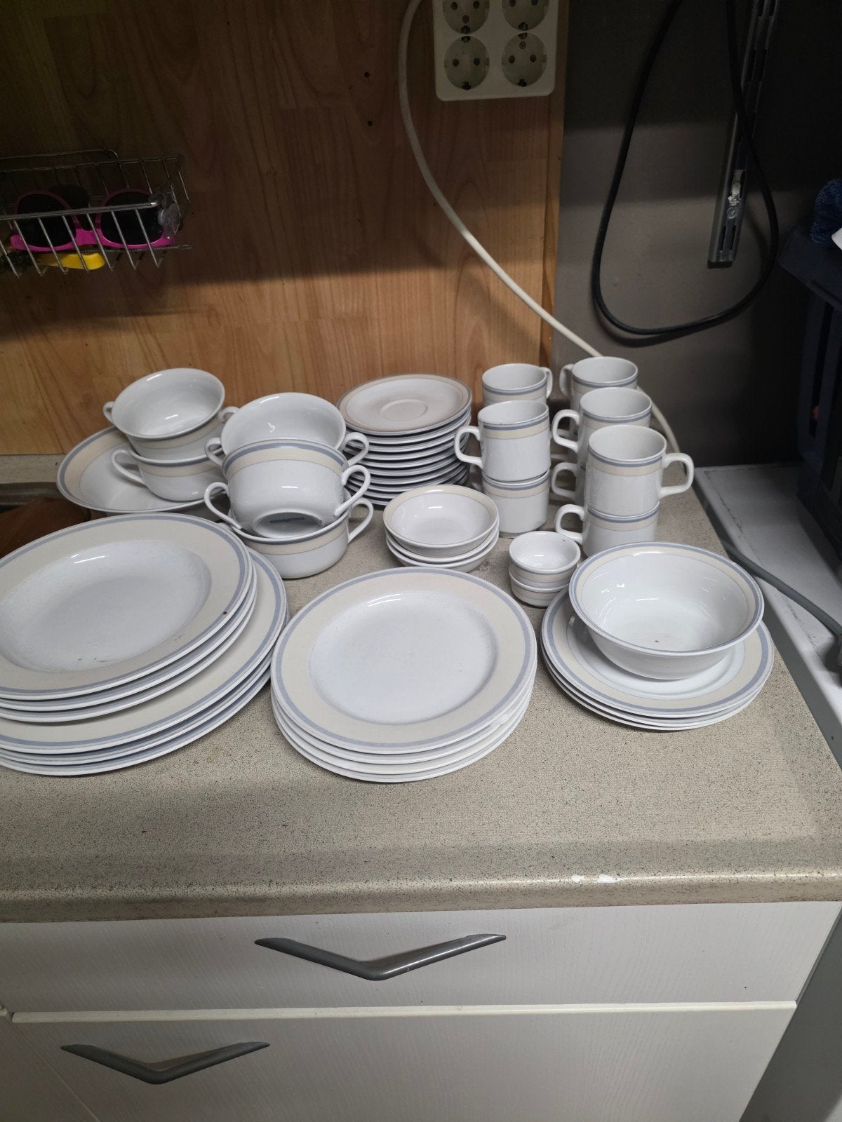 Incompleet servies - diverse onderdelen, Ophalen, Gebruikt, Overige stijlen, Compleet servies