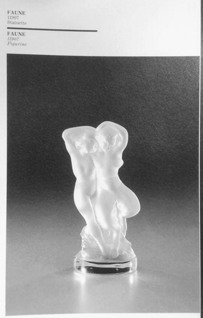 Lalique Nymph and Satyr,, Antiek en Kunst, Ophalen of Verzenden