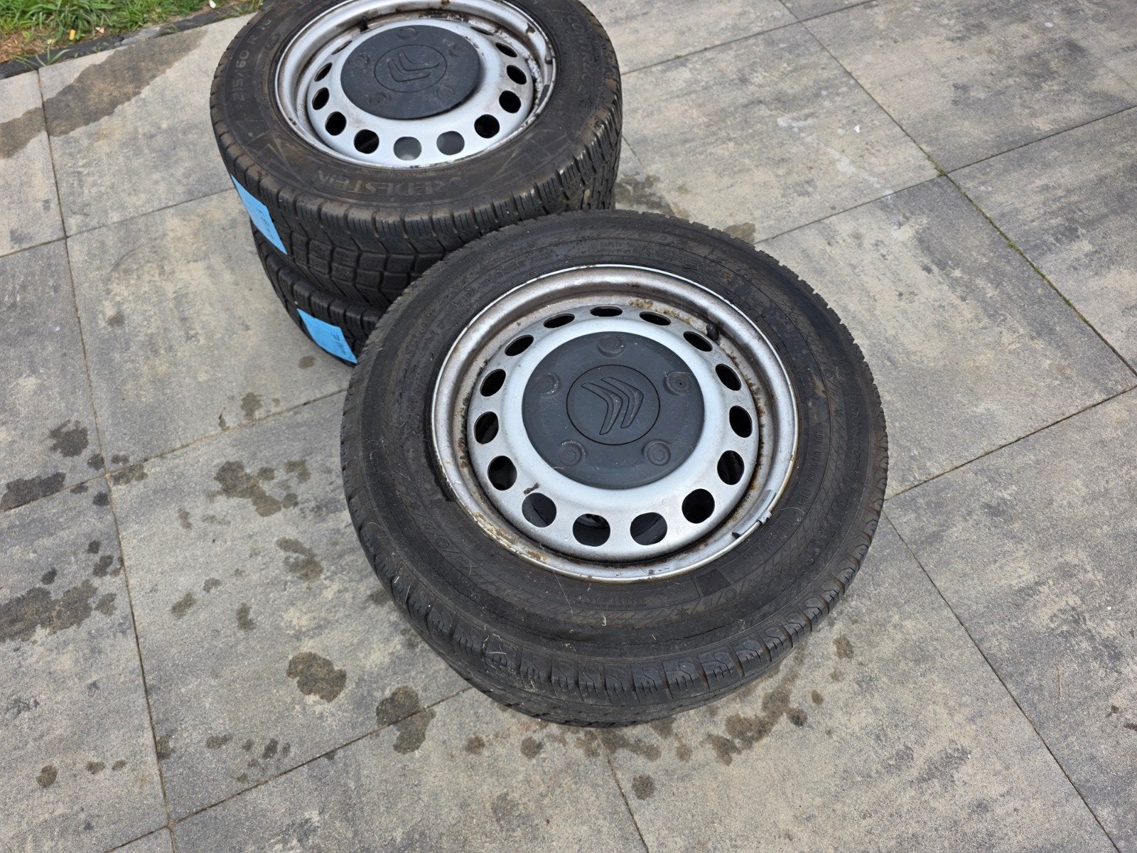 4x All Season wielen 215/60 R16 Jumpy Expert ProAce Vivaro, 16 inch, Banden en Velgen, Ophalen of Verzenden, All Season