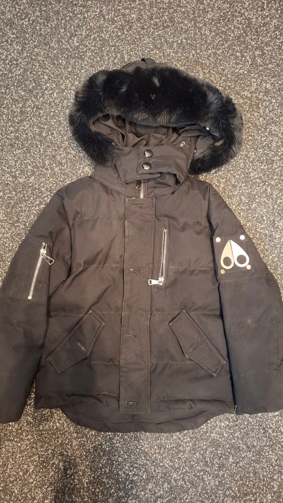Winterjas maat 130, Jongen of Meisje, Ophalen of Verzenden, Zo goed als nieuw, Jas