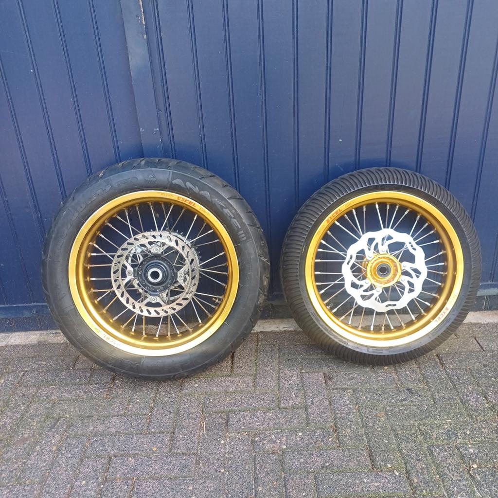 Honda crf 450/250 supermotard wielen cr velgen supermoto, Motoren, Ophalen of Verzenden