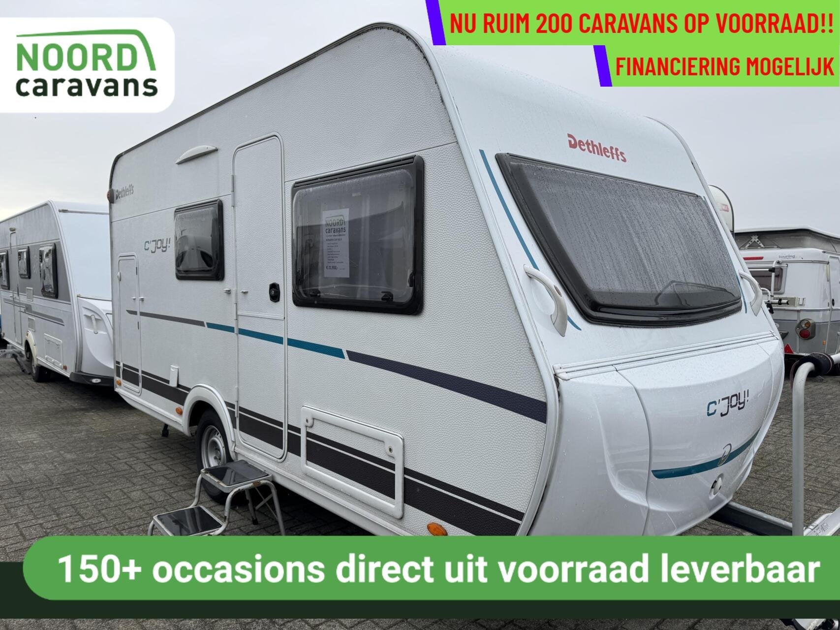 Dethleffs C'JOY 410 LK STAPELBED + MOVER + LUIFEL +FIETSEND, Bedrijf, 750 - 1000 kg, Tot en met 4, Mover