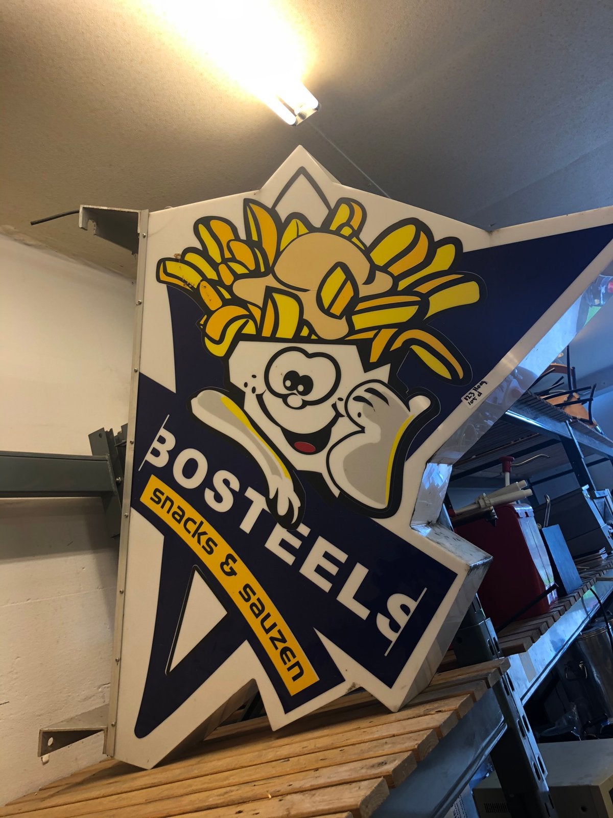 Reclame bord te koop, Ophalen, Reclamebord