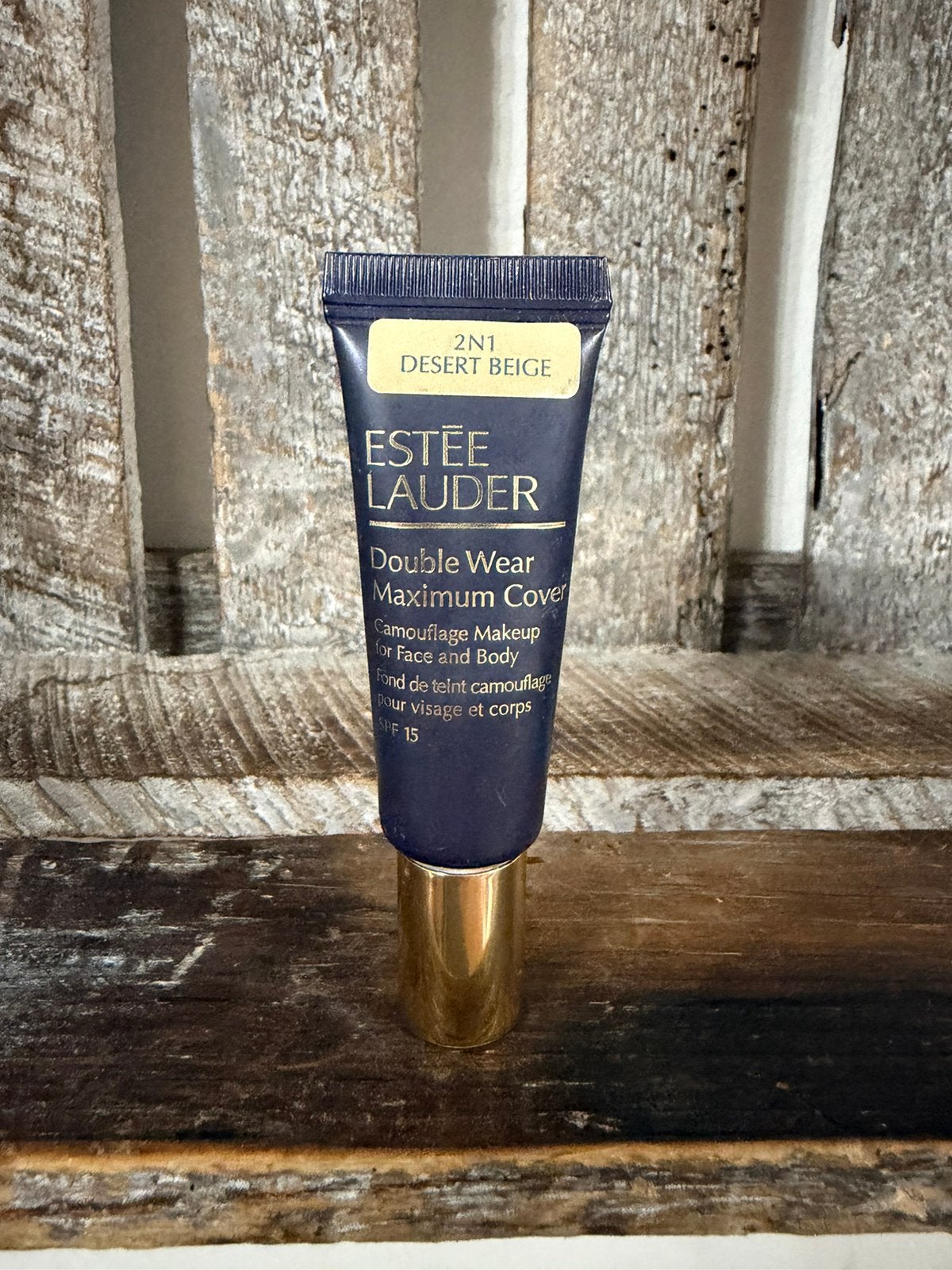 Estee Lauder Mini Double Wear Maximum Cover 2N1, Ophalen of Verzenden, Zo goed als nieuw, Lippen