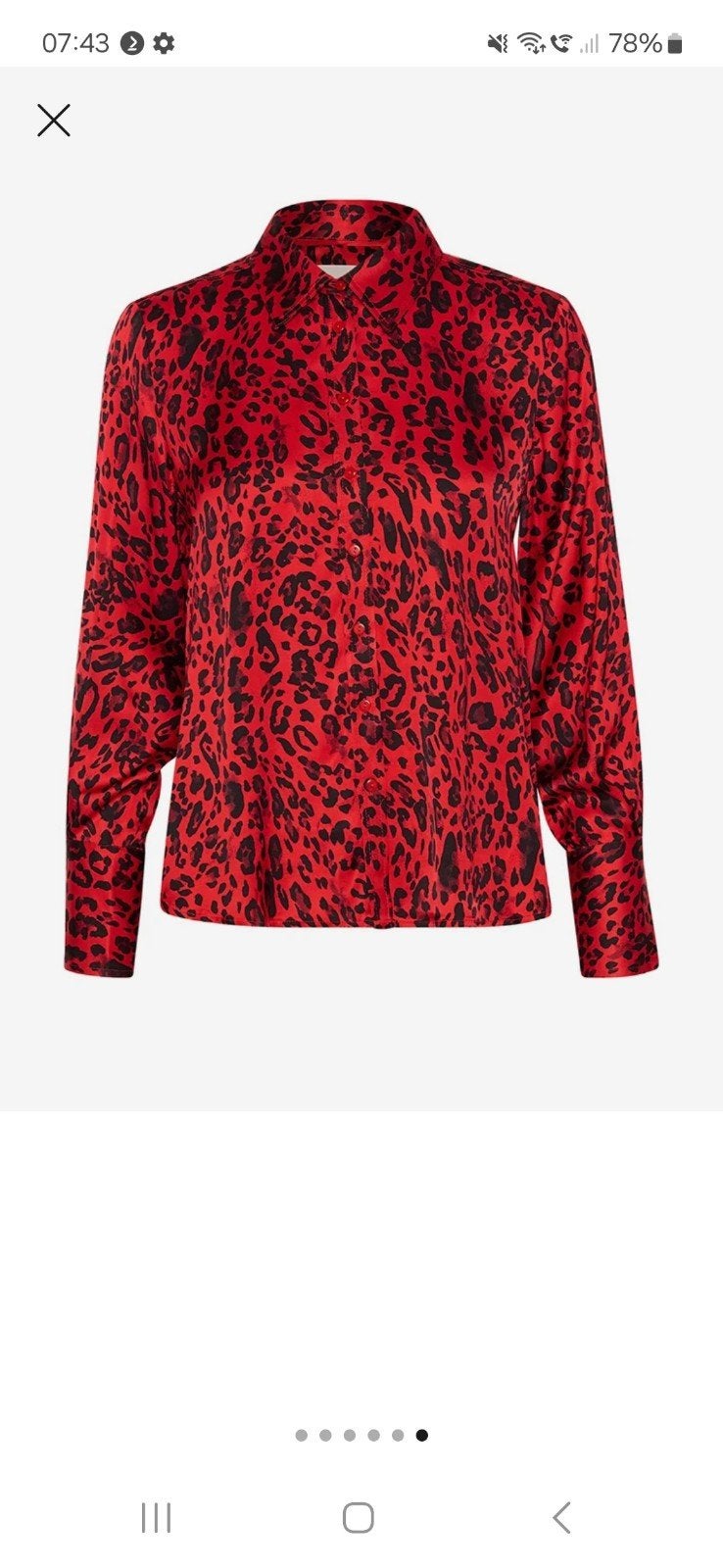 Party Two, mooie glanzende leopard blouse mt 42 100% viscose, Verzenden, Maat 42/44 (L), Zo goed als nieuw, Part two