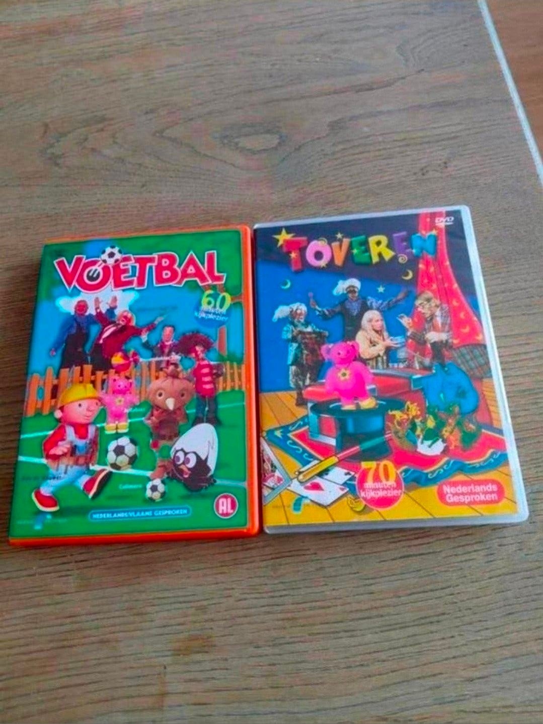 Toveren & Voetbal dvd's met o.a. Bassie en Adriaan., Cd's en Dvd's, Gebruikt, Alle leeftijden, Tv-serie, Ophalen of Verzenden