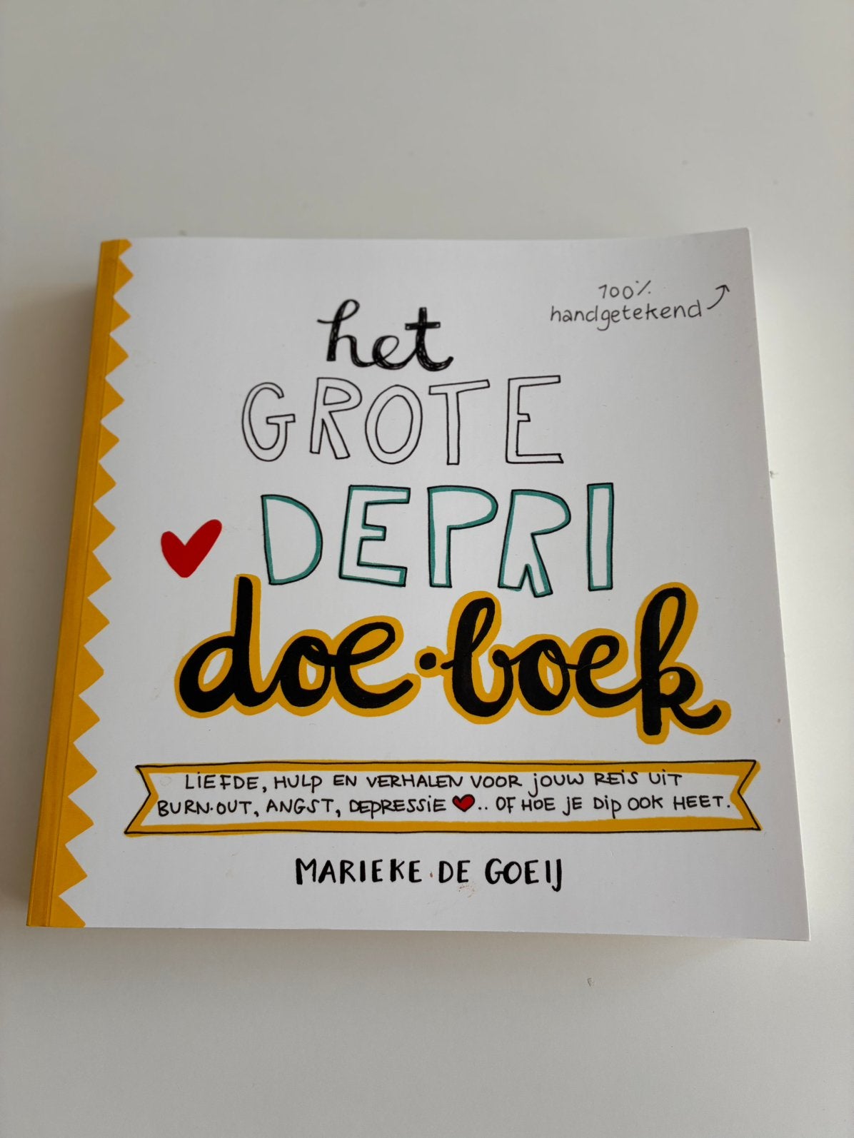 Marieke de Goeij - Het grote depri Doe-Boek, Ophalen of Verzenden, Zo goed als nieuw, Marieke de Goeij