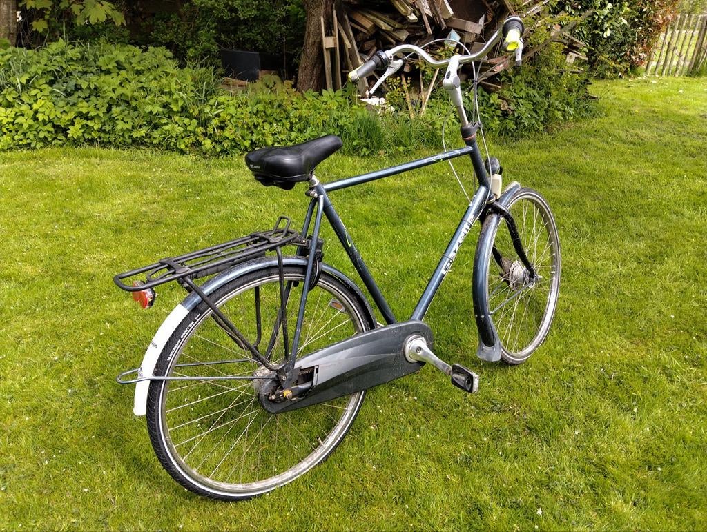 Gazelle herenfiets - Gebruikt, goede staat, Fietsen en Brommers, Fietsen | Dames | Damesfietsen, Velgrem, Versnellingen, Ophalen of Verzenden