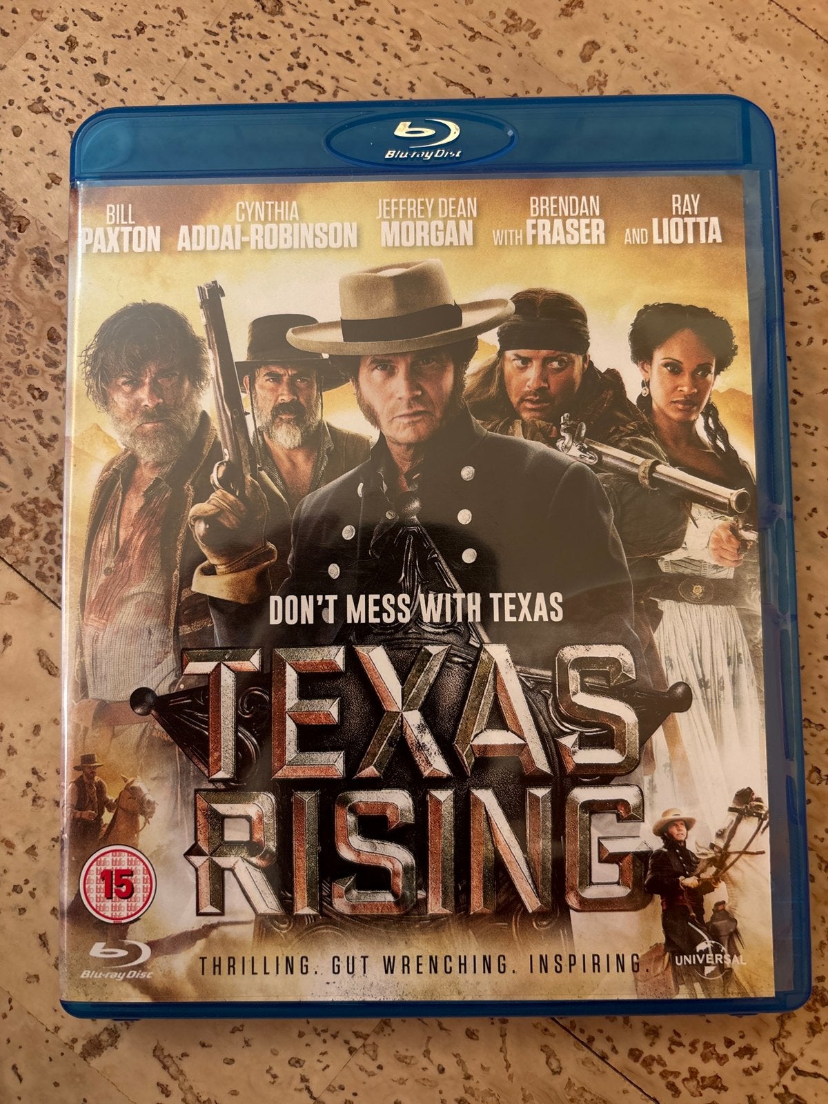 Texas Rising Blu-ray - Western miniserie, Cd's en Dvd's, Blu-ray, Ophalen of Verzenden, Zo goed als nieuw, Tv en Series