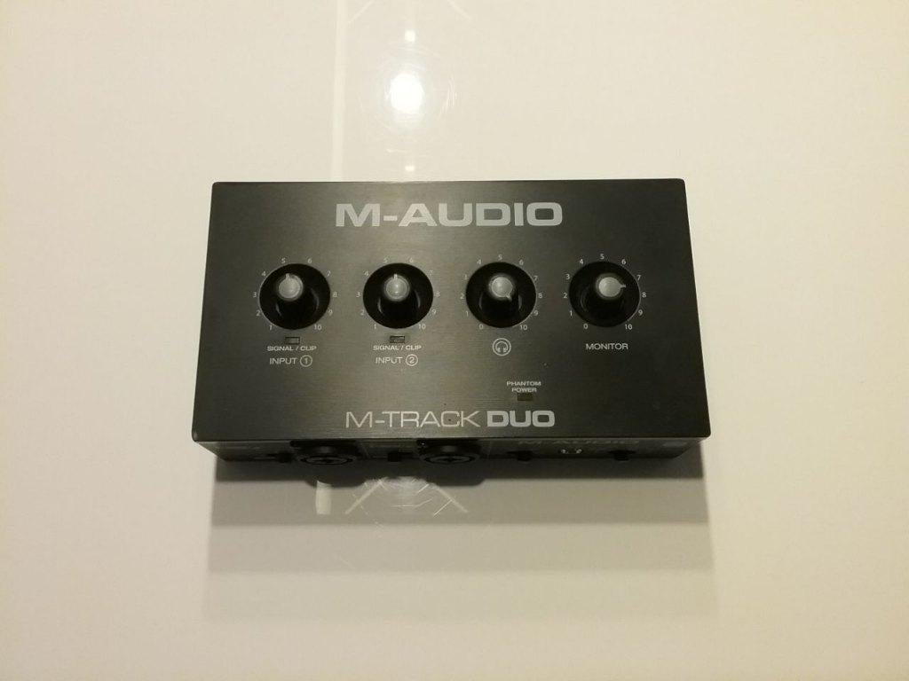 M-Audio M-Track DUO, Computers en Software, Geluidskaarten, Ophalen of Verzenden, Zo goed als nieuw, Extern, M-Audio