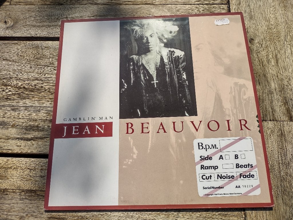 Maxi single - Jean Beauvoir - Gamblin' man, Ophalen of Verzenden, Zo goed als nieuw, Pop
