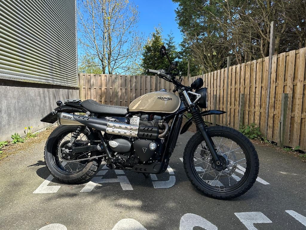 Triumph street scrambler 2017 - 7540 km, Motoren, Motoren | Triumph, 2 cilinders, Motorrijbewijs A, Gebruikt, 900 cc