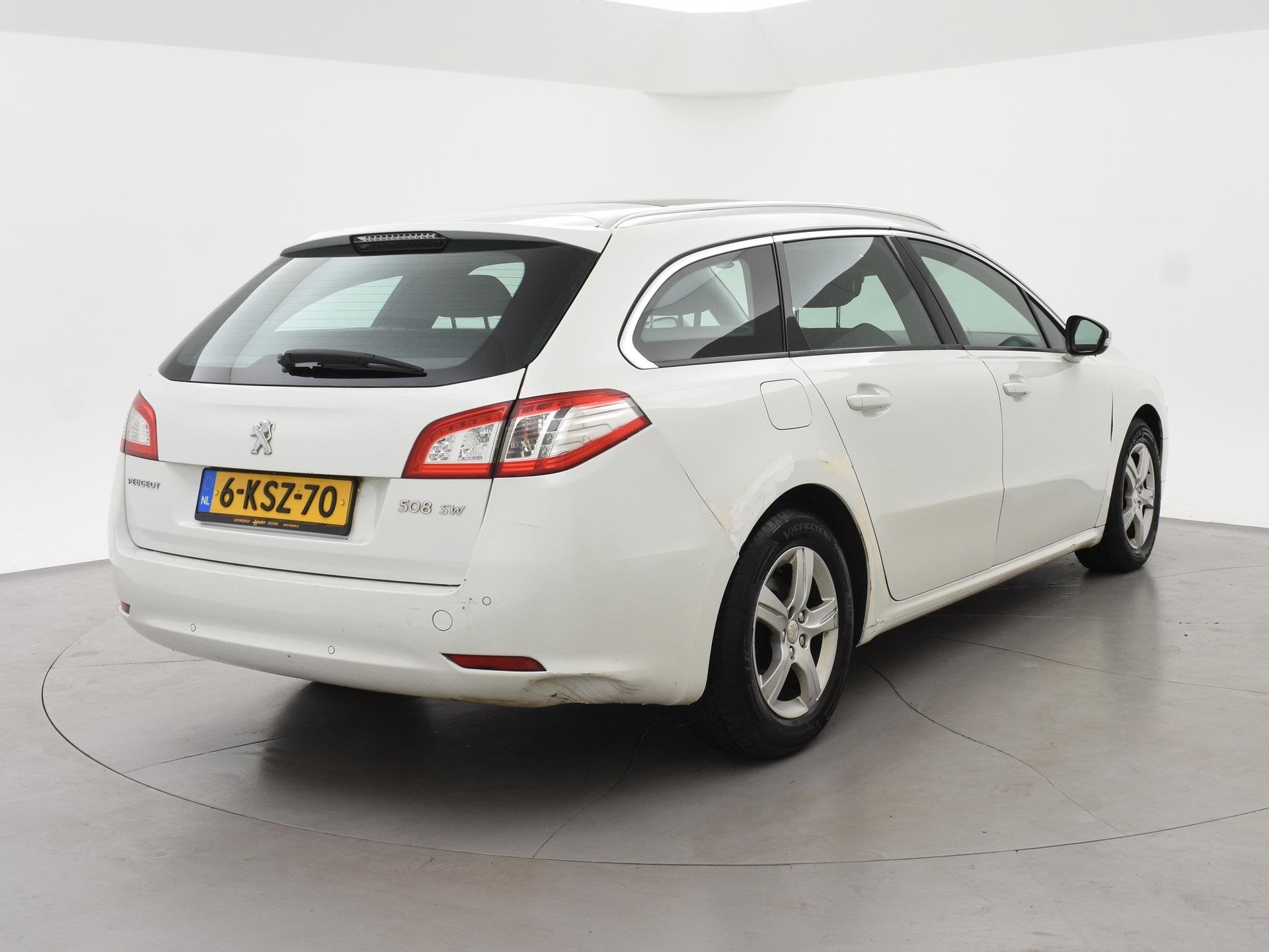 Peugeot 508 SW 1.6 THP 155 PK AUT. KETTING NIET IN ORDE | MO, Auto's, Euro 5, Stof, Gebruikt, Wit