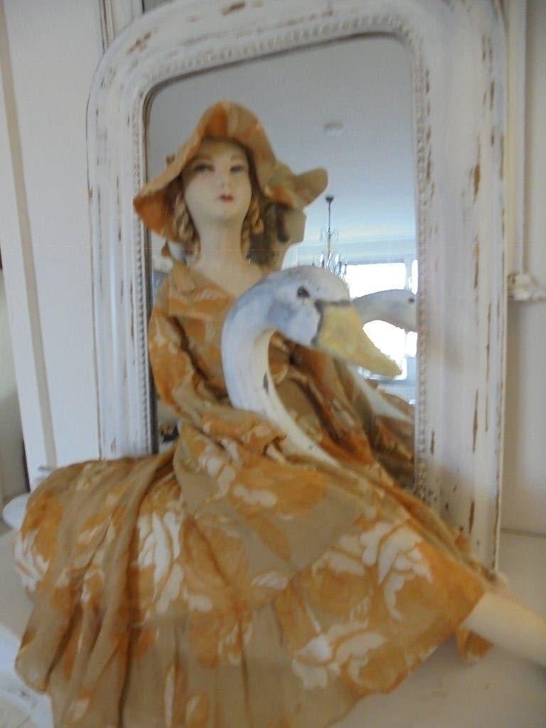 sofa doll, franse boudior doll, antieke/authentieke doll, Antiek en Kunst, Ophalen of Verzenden