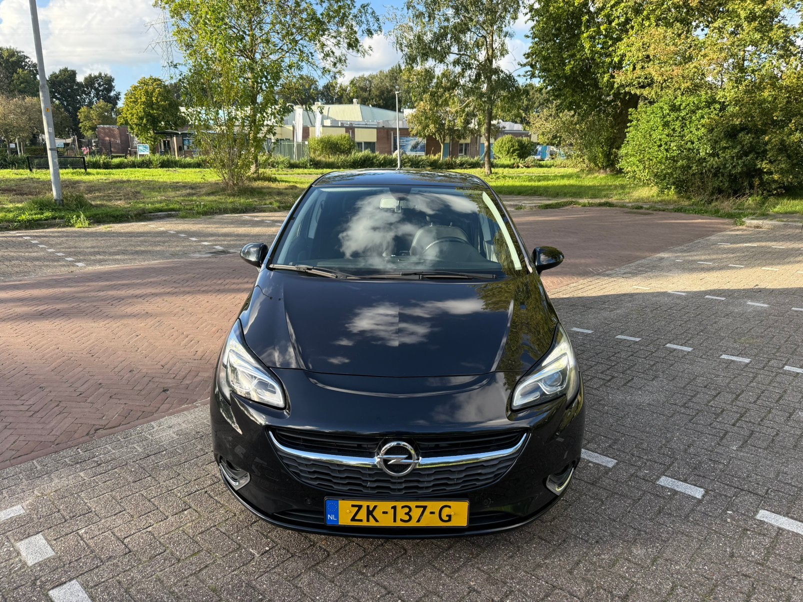 Opel Corsa 1.4 66KW/90PK 5D Easytronic 2015 Zwart, Auto's, 4 cilinders, Leder en Stof, 550 kg, Corsa