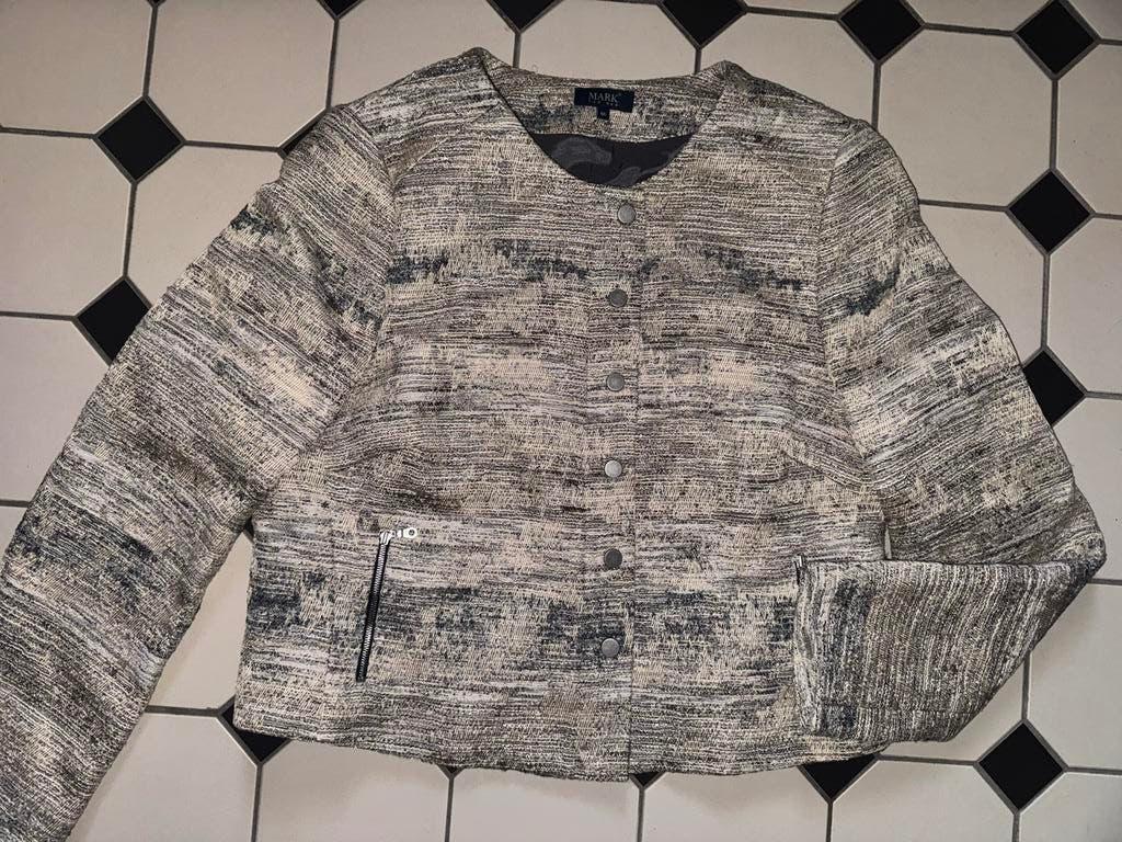 Stijlvol Jasje van Mark van der Ham - Maat 46, Kleding | Dames, Beige, Maat 46/48 (XL) of groter, Ophalen of Verzenden, Zo goed als nieuw