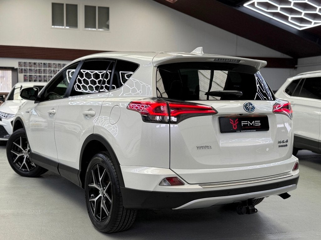 Toyota RAV4 2.5 Hybrid AWD Style 360 Camera Trekhaak, Auto's, Toyota, Automaat, Gebruikt, Met garantie (alle), Wit