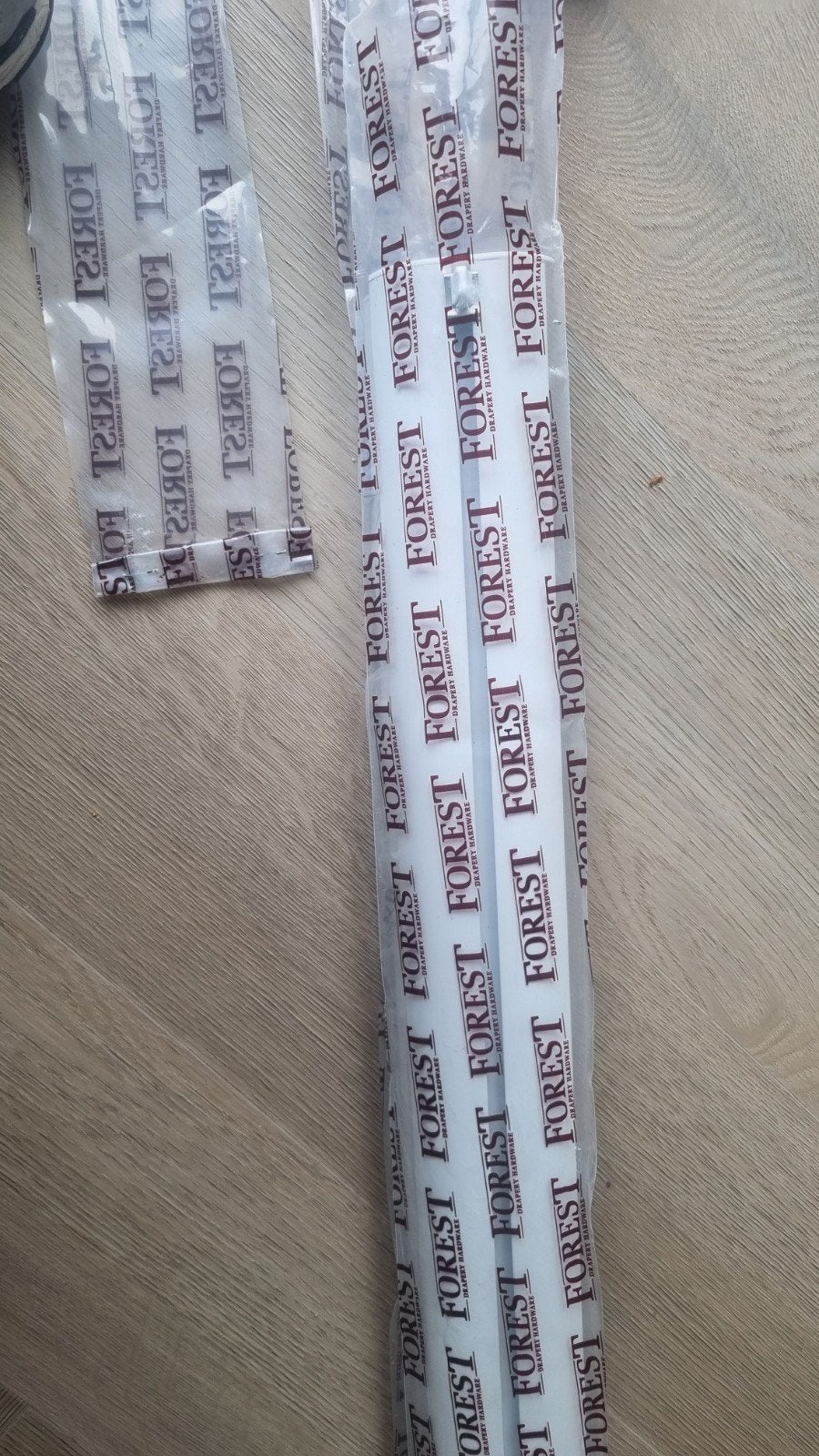 Nieuwe DS gordijnrails XL 500cm (2 stuks), Overige merken, Wit, Metaal, Nieuw
