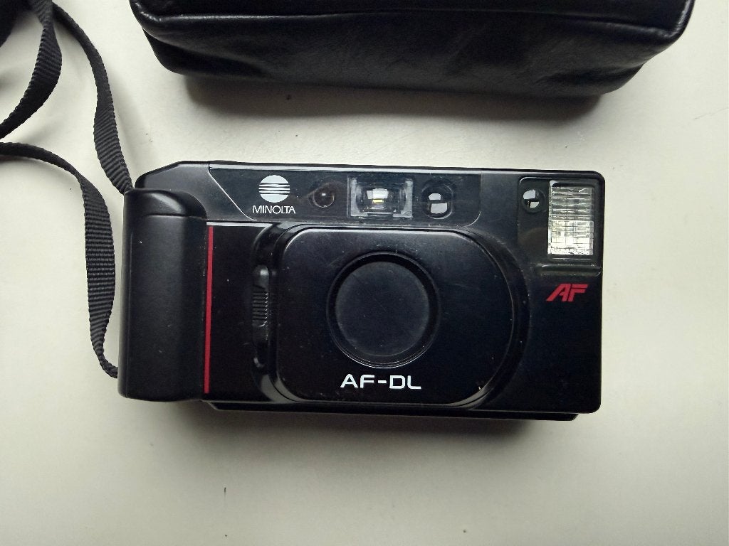 Minolta AF-DL analoge compact camera, Audio, Tv en Foto, Fotocamera's Analoog, Ophalen of Verzenden, Gebruikt, Spiegelreflex, Minolta