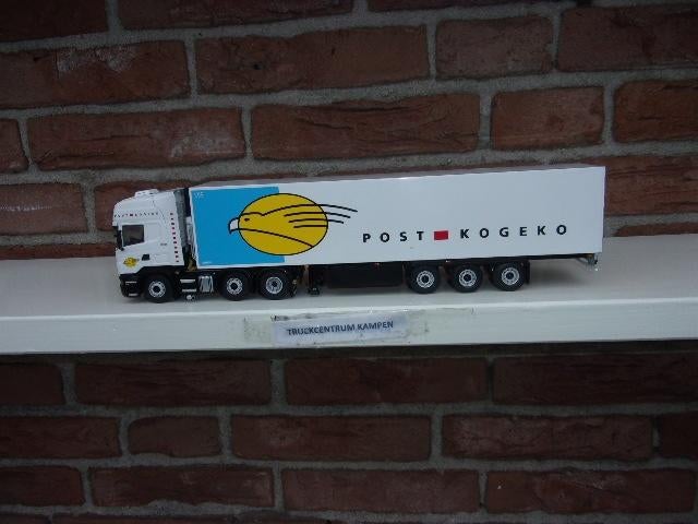 WSI  Scania  Topline  6 x 2  van  Post  Kogeko., Hobby en Vrije tijd, Modelauto's | 1:50, Ophalen of Verzenden, Nieuw, Bus of Vrachtwagen