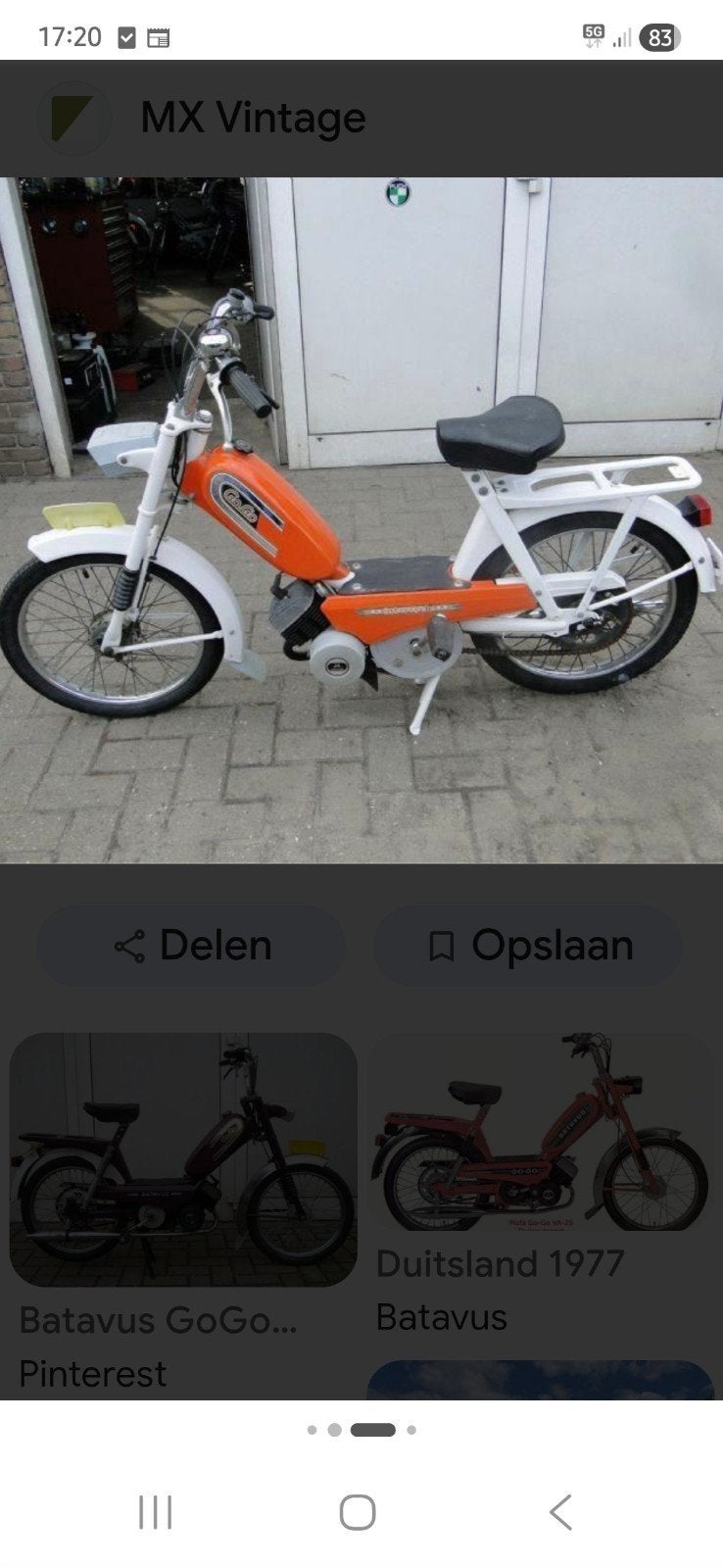 ik zoek go go vlg afbeelding, Fietsen en Brommers, Ophalen of Verzenden