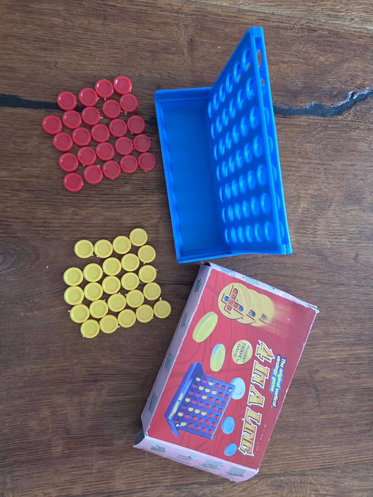 4 op een rij - Reisformaat, Een of twee spelers, Ophalen of Verzenden, Gebruikt, Onbekend