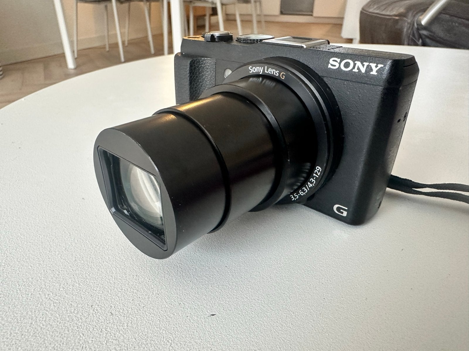 Sony Cyber-shot DSC-HX60V Compactcamera met 30x zoom, Audio, Tv en Foto, Ingebouwde flitser, Gebruikt, Ophalen of Verzenden, Compactcamera