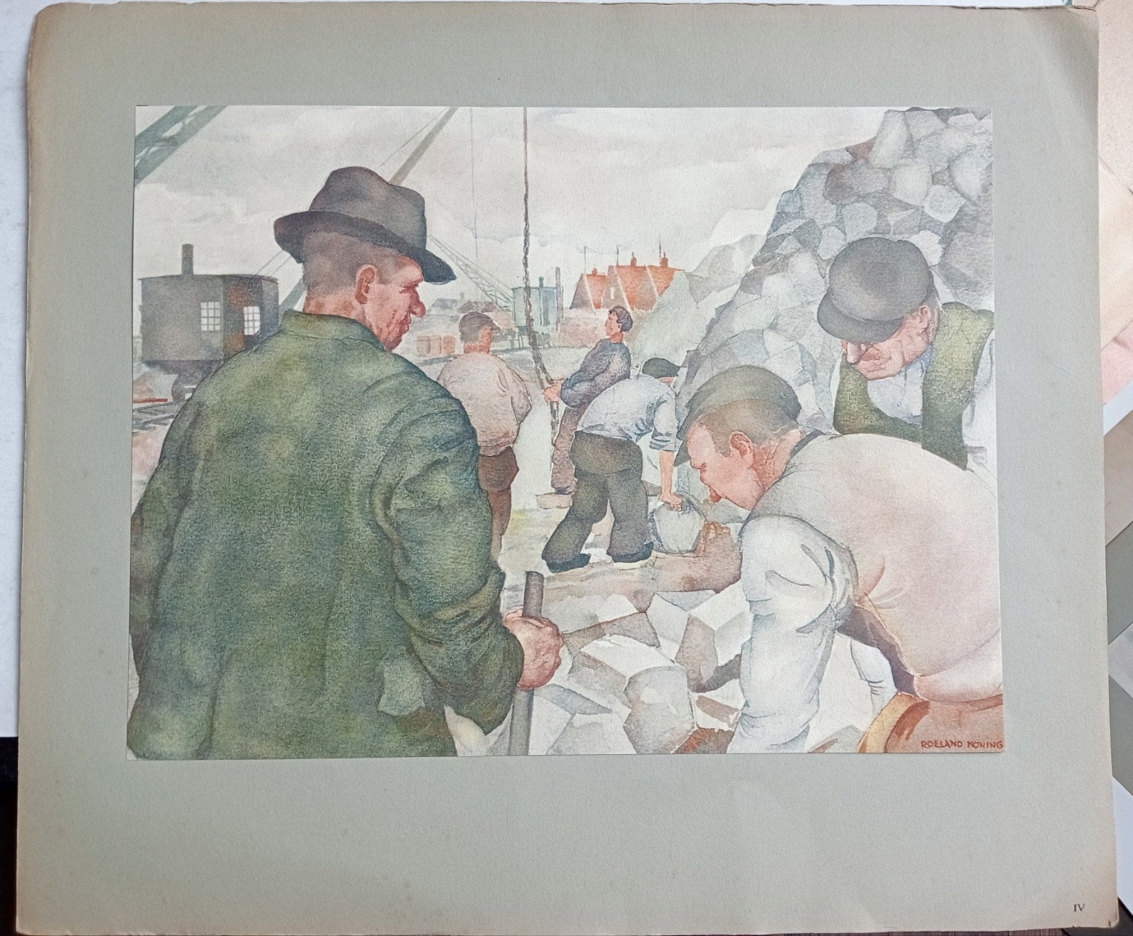 Roeland Koning prent 1932, Ophalen of Verzenden